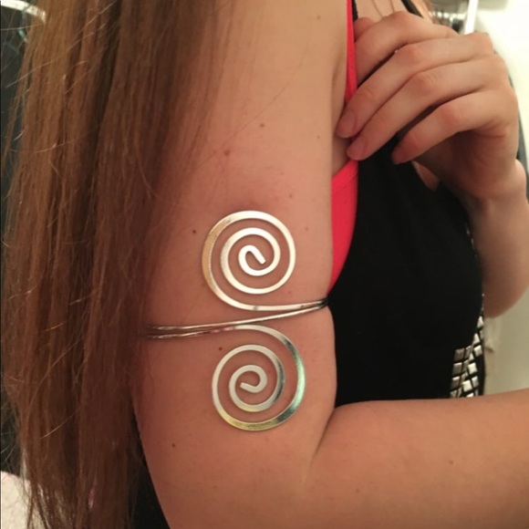 Swirl arm band bracelet - Picture 6 of 7